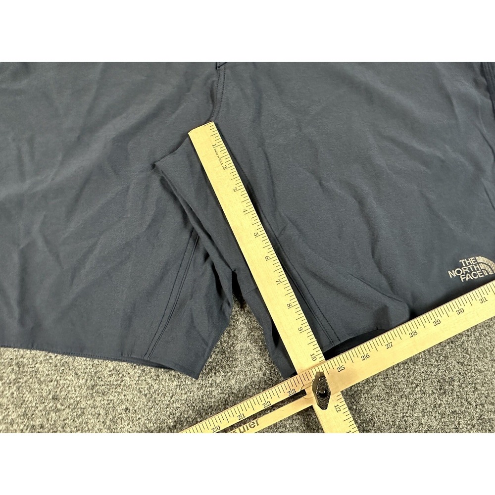 Men's The North Face Kilowatt Performance Shorts Size 36 Chino Pockets Blue Logo - Picture 2 of 11